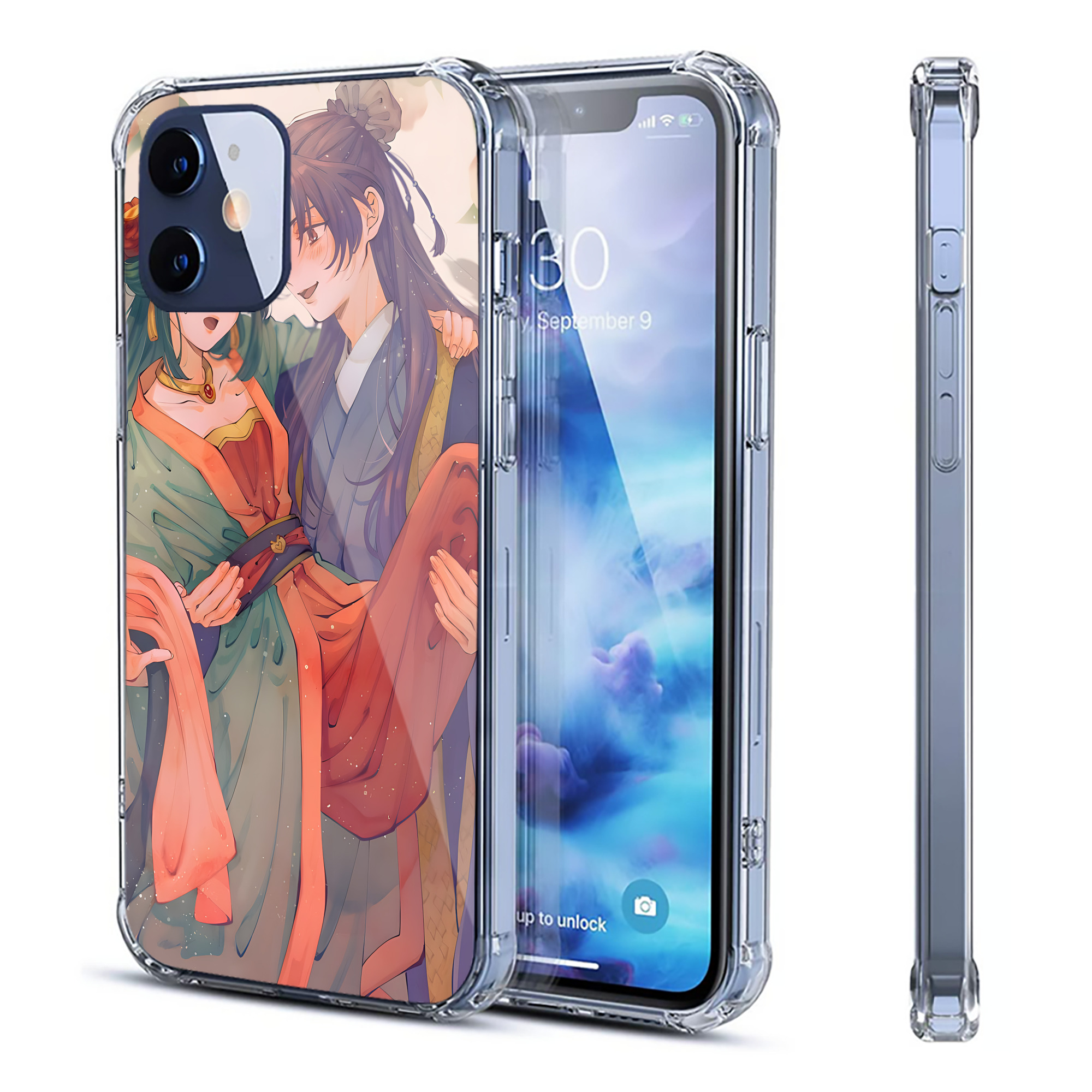 （画像用） 薬屋のひとりごと The Apothecary Diaries 【iPhone 12シリーズ対応】透明スマホケース（クリアソフトケース）